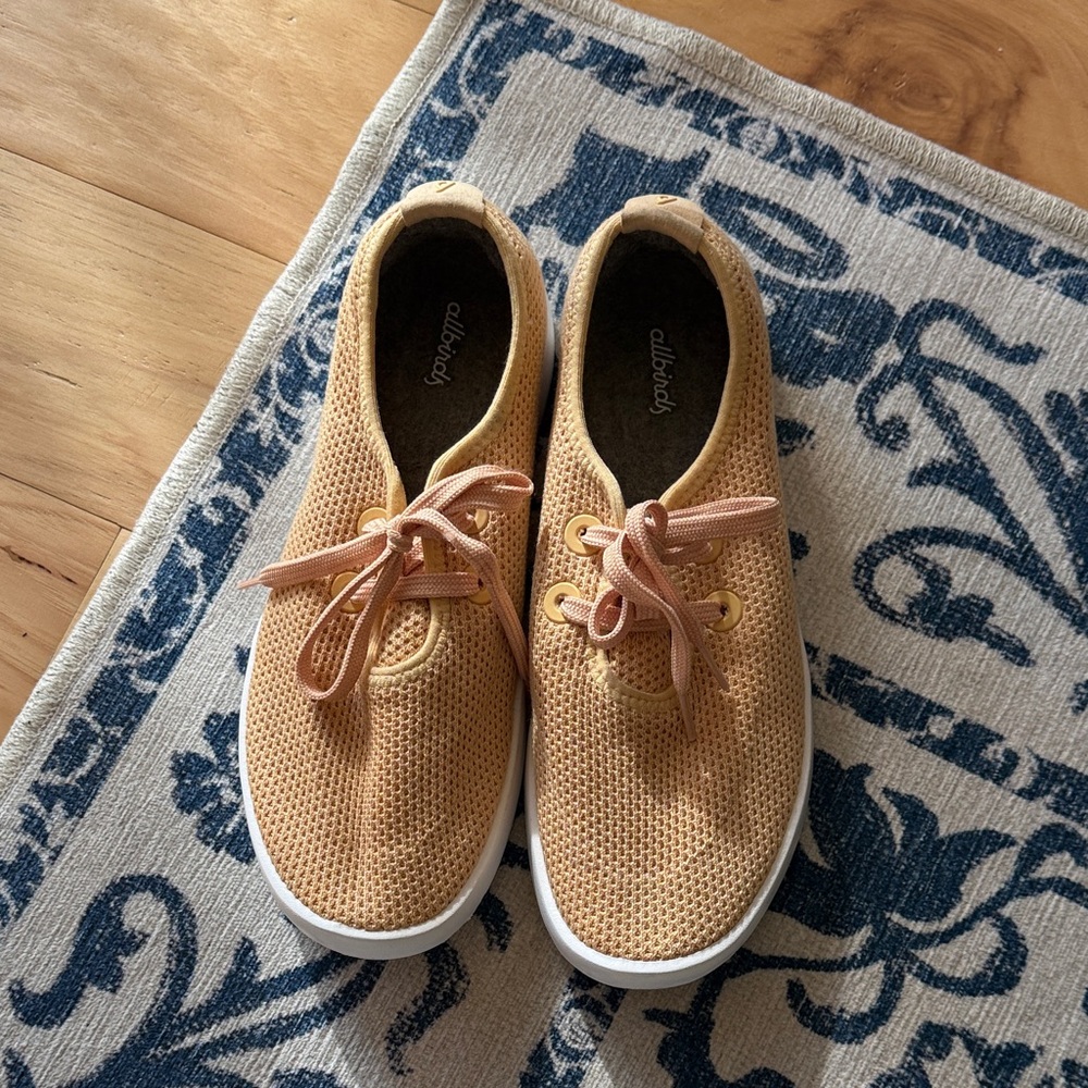 Allbirds Women's Sneakers in yellow and white
